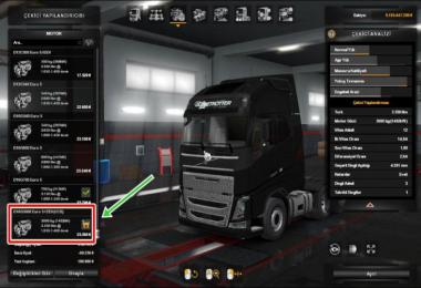 3000 HP Engines for all Trucks 1.36.x