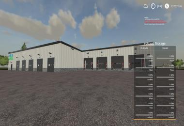 FS19 Warehouse DryStorage v1.9