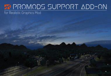 ProMods Support Add-on v2.1 for Realistic Graphics Mod