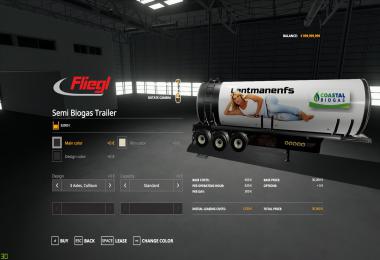 Scania And Biogas trailer Roadtrain v1.0