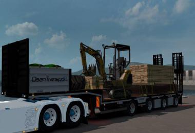 Vangs open semi trailer 1.36
