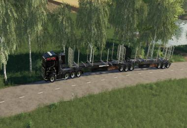 Wood trailer Roadtrain v1.1