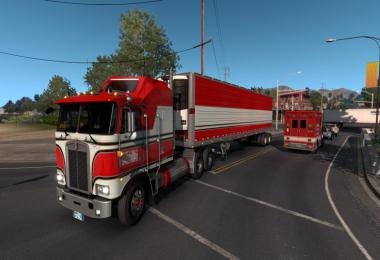 BJ and The Bear truck skin for Kenworth K100E and trailer v1.1