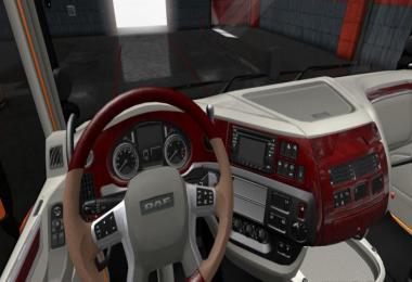DAF E6 Red - White Interior 1.36.x