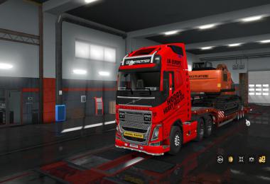 Hoggs Heavy Haulage skin for Volvo 2012 v1.0