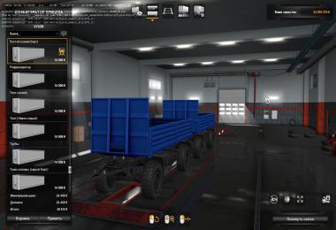 Nefaz trailers 8332 for KamAZ Pack 1.36 