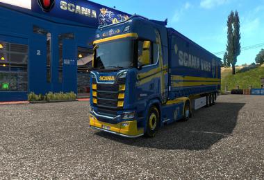 SCANIA Blue-Yellow Paint Edition v1.0
