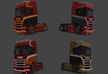 Scania R 2016 Holland Style Colored Skin 1.36.x