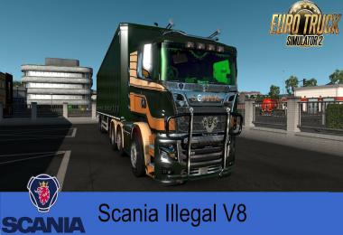 Scania R&S V8 Illegal Reworked v9.0.2 1.36.x