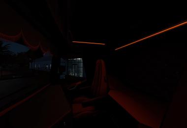 Volvo FH 2012 Black & Amber Interior 1.36