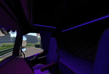 Volvo FH 2012 Black & Amber Interior v1.0