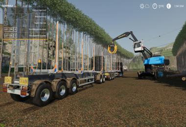 WOOD TRAILER ROADTRAIN v1.5