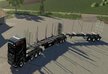 WOOD TRAILER ROADTRAIN v1.5