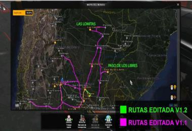 Argentina Map for ETS2 1.36 v1.23
