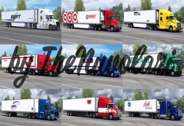 [ATS] SCS 53ft Trailer Skin Pack v1.1 1.36.x
