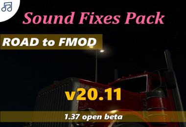 [ATS] Sound Fixes Pack v20.11 1.37.x
