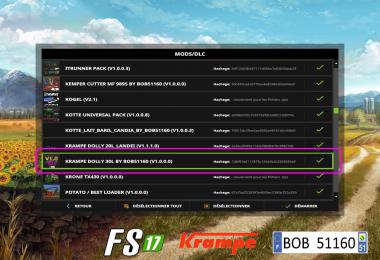 FS17 Krampe Dolly 30L By BOB51160 v1.0