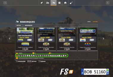 Pack 4 Trailers Dump By BOB51160 v2.0