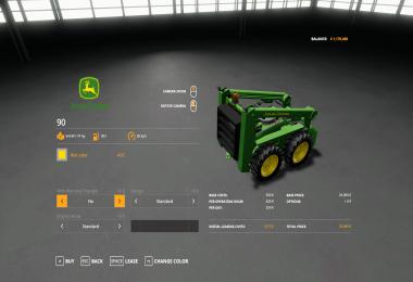 John Deere 90 Skidsteer (No Roll-cage) v1.0
