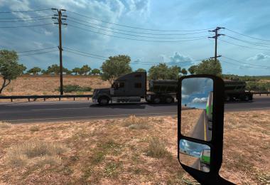 Lonestar daycab cabin and sky rise cabin in traffic for 1.37