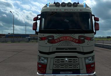Renault T Range Girl Power Skin v1.0