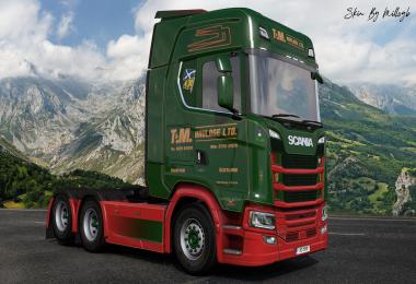 T&M Haulage Scania NG Skin v1.0