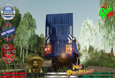 Man Plateau Grue Auxiliaire Bleu Blanc v2.0