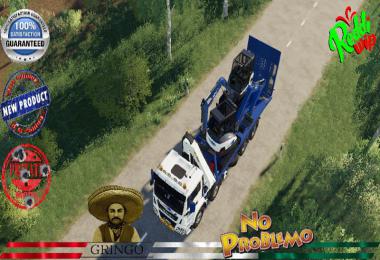 Man Plateau Grue Auxiliaire Bleu Blanc v2.0