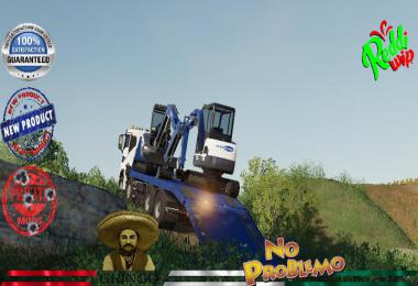 Man Plateau Grue Auxiliaire Bleu Blanc v2.0