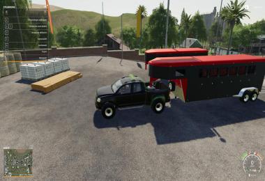 2014 Pickup with semi-trailer and autoload v1.9