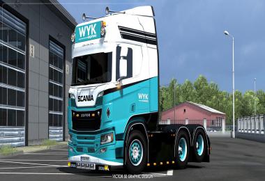 WYK Express Scania R Highline 2016 Skin v1.0