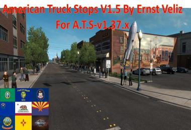 American Truck Stops v1.5 By Ernst Veliz For ATS 1.37.x