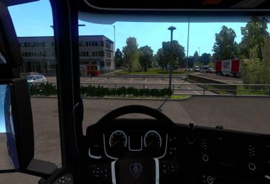 Black and White Interior for Scania v1.0