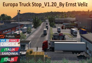 Europa Truck Stops V1.20 By Ernst Veliz
