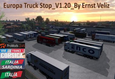 Europa Truck Stops V1.20 By Ernst Veliz