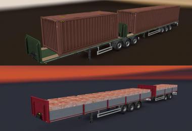 Freight Market Flatbed Doubles v1.0