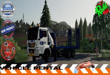 MAN 8X4 RENTAL KRAN BLEU BLANC v1.5