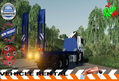 MAN 8X4 RENTAL KRAN BLEU BLANC v1.5