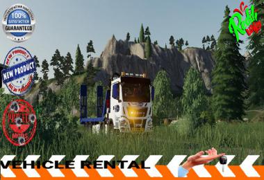 MAN 8X4 RENTAL KRAN BLEU BLANC v1.5