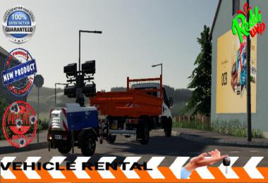 Mat declairage telescopique BLEU BLANC v1.5