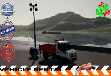 Mat declairage telescopique BLEU BLANC v1.5