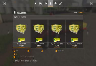 Palette de semences v1.0.0.0