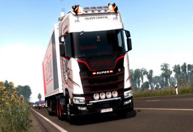 Red & Dark Interior for Scania S/R v1.0