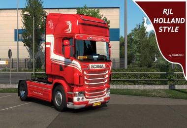 RJL Scania HOLLAND skin v1.0