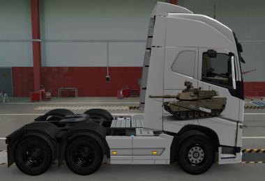 Skin Volvo Fh16 2012 By Pendragon Tank M1 Abrams 1.37