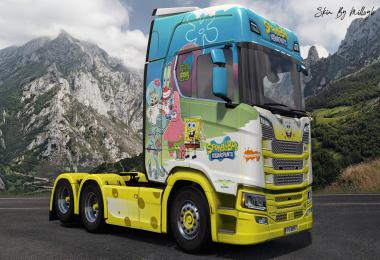 SpongeBob SquarePants NG Scania Skin v1.0