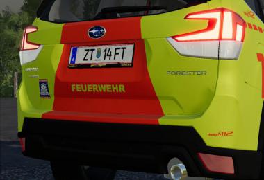 Subaru Forester Fire Brigade KdoW Skin v1.1