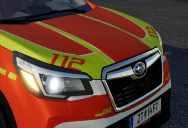Subaru Forester Fire Brigade KdoW Skin v1.1