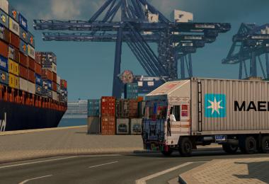 TATA 1615 Container truck mod ets2 v2.1