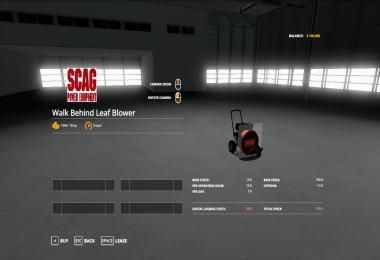 SCAG leaf blower v1.0